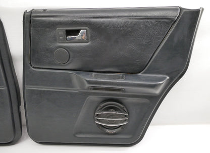 Black Door Panel Set 1993 Audi 90 CS Quattro - Genuine - 893 867 105 B / 106 B