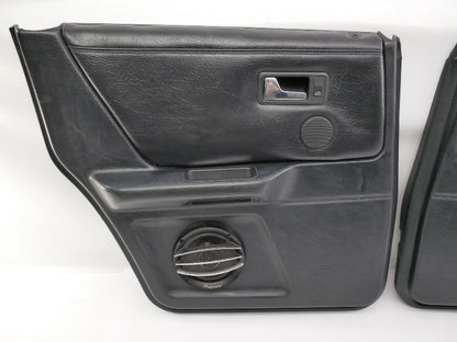 Black Door Panel Set 1993 Audi 90 CS Quattro - Genuine - 893 867 105 B / 106 B