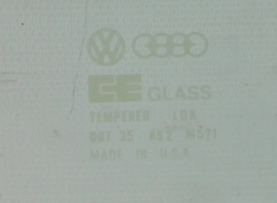 Rear Hatch Lift Gate Back Window Glass 75-84 VW Rabbit MK1 ~ Genuine ~