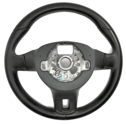 Leather Steering Wheel 10-14 VW Golf Jetta Hybrid Sportwagen MK6 5C0 419 091 AK