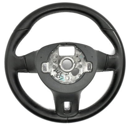 Leather Steering Wheel 10-14 VW Golf Jetta Hybrid Sportwagen MK6 5C0 419 091 AK