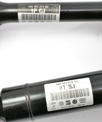 CV Axle Drive Half Shaft Set 13-16 VW Jetta Hybrid MK6 Genuine - 1K0 407 271 PC