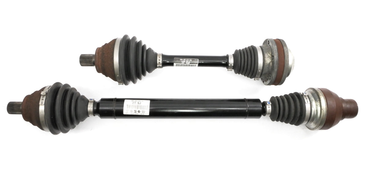 CV Axle Drive Half Shaft Set 13-16 VW Jetta Hybrid MK6 Genuine - 1K0 407 271 PC