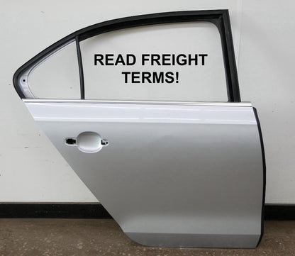 RH Rear Door Shell Assembly 11-18 VW Jetta Sedan MK6 LA7W Reflex Silver