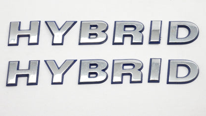 Hybrid Fender Emblem Badges 13-16 VW Jetta MK6 - Genuine