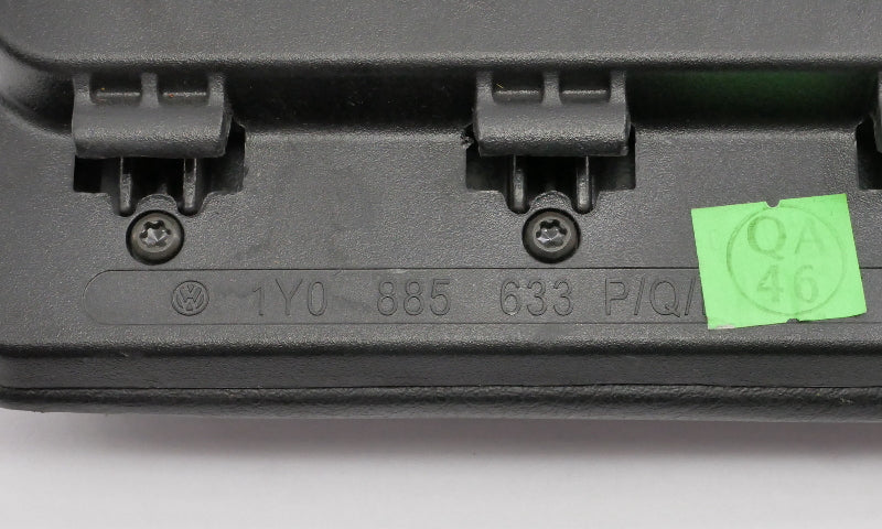 Rear Seat Center Access Panel 03-10 VW Beetle Convertible Black - 1Y0 885 633