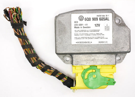 Airbag Air Bag Control Module Computer 04-10 VW Beetle - Genuine 6Q0 909 605 AL