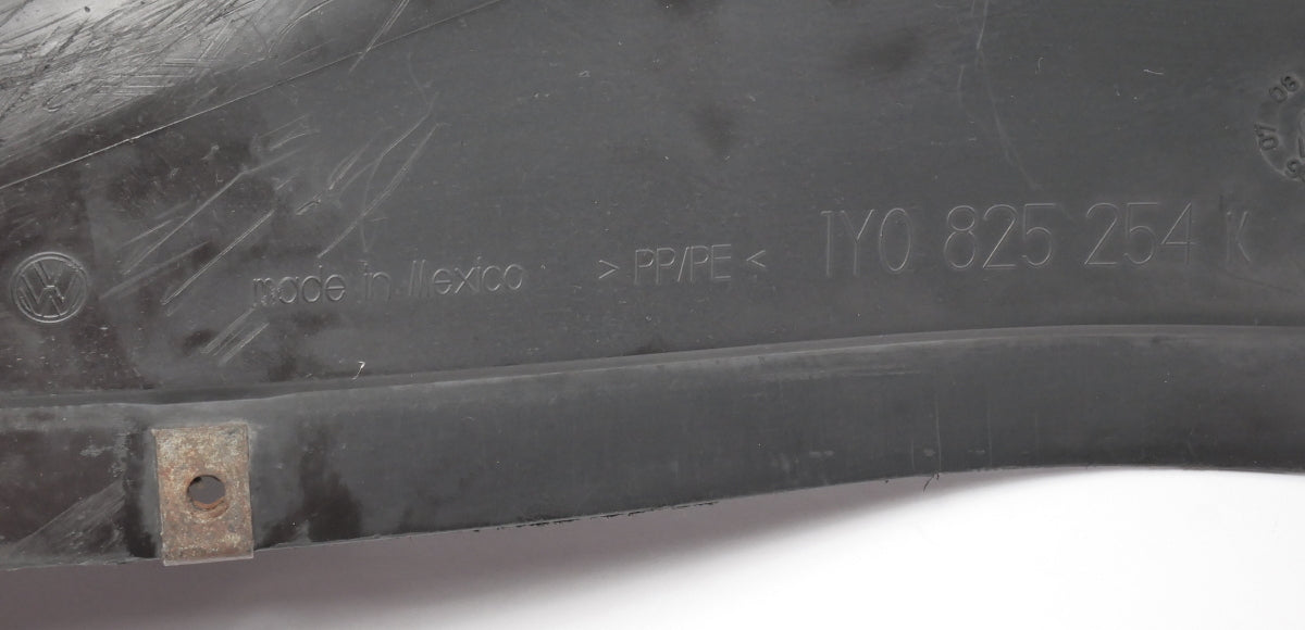 RH Front Engine Side Splash Guard 06-10 VW Beetle - Genuine  -1Y0 825 254 K