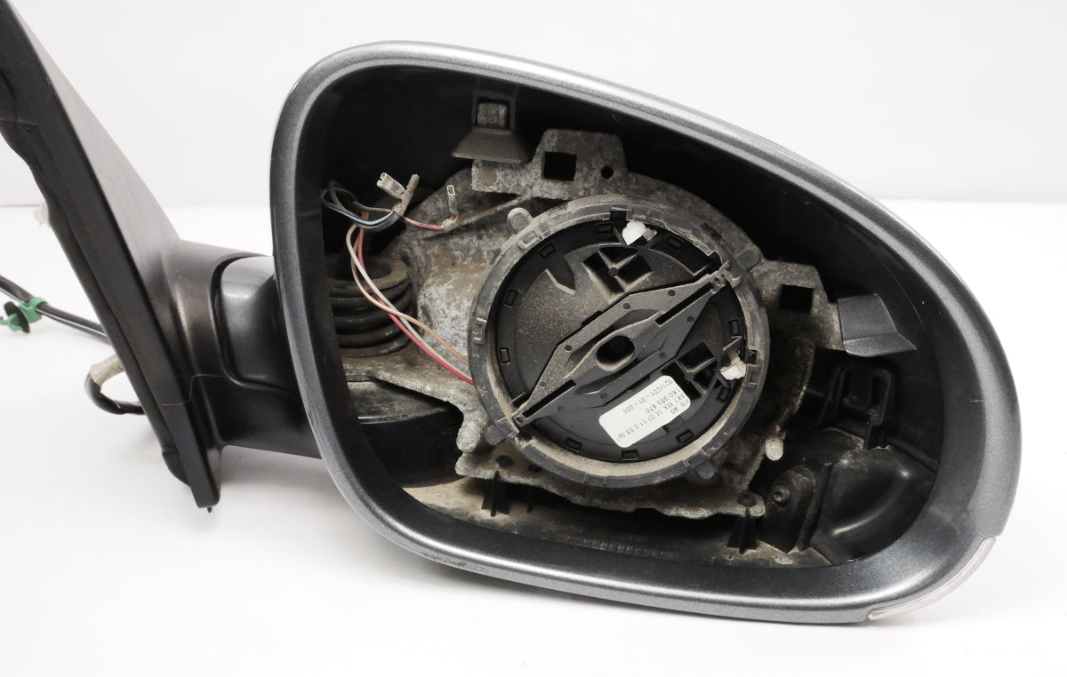 RH Side View Exterior Door Mirror Glass 09-14 VW Jetta Sportwagen