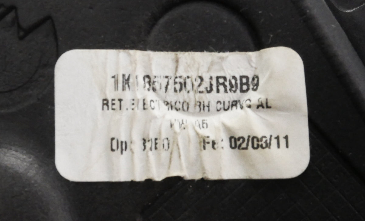 RH Side View Exterior Door Mirror Glass 09-14 VW Jetta Sportwagen