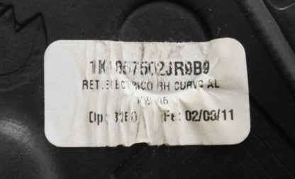 RH Side View Exterior Door Mirror Glass 09-14 VW Jetta Sportwagen