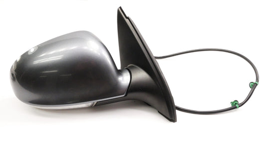RH Side View Exterior Door Mirror 09-14 VW Jetta Sportwagen LD7X Platinum Grey