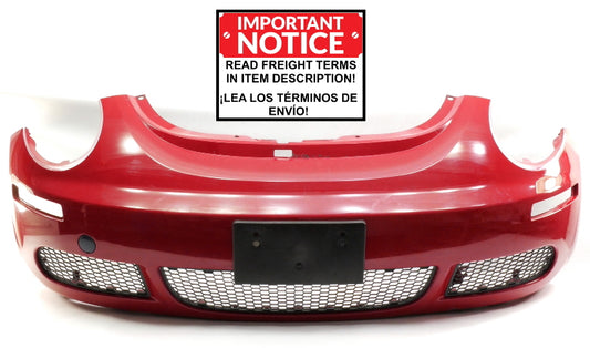 Front Bumper Cover 06-10 VW Beetle - LA3H Salsa Red - Genuine - 1C0 807 221 P
