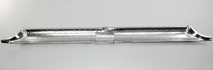 Aluminum Checkered Tail Finish Trim Panel Set 1963 Ford Galaxie Genuine FOMOCO