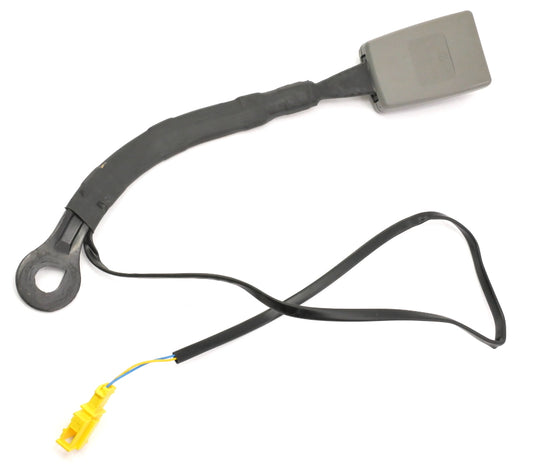 RH Front Seatbelt Seat Belt Receiver 01-05 VW Passat B5.5 Gray - 3B0 858 472 K