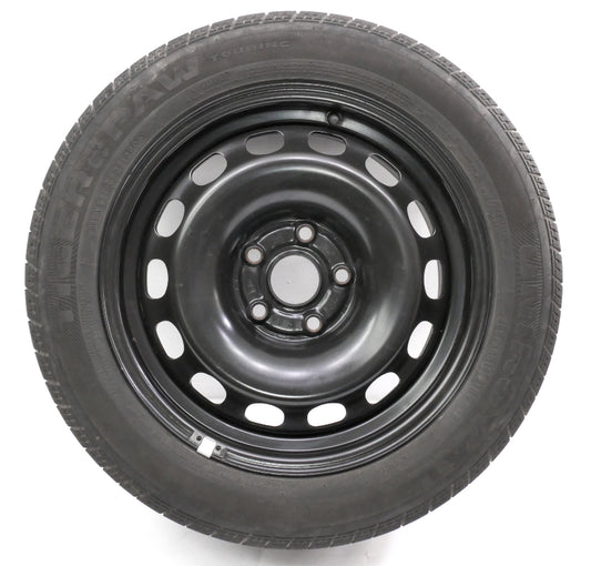 16" x 7" Steel Spare Wheel Rim & Tire VW Passat Audi A3 5x112 ~ 3B0 601 027 F/G