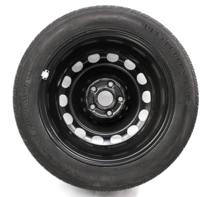 16" x 7" Steel Spare Wheel Rim & Tire VW Passat Audi A3 5x112 . 3B0 601 027 F/G