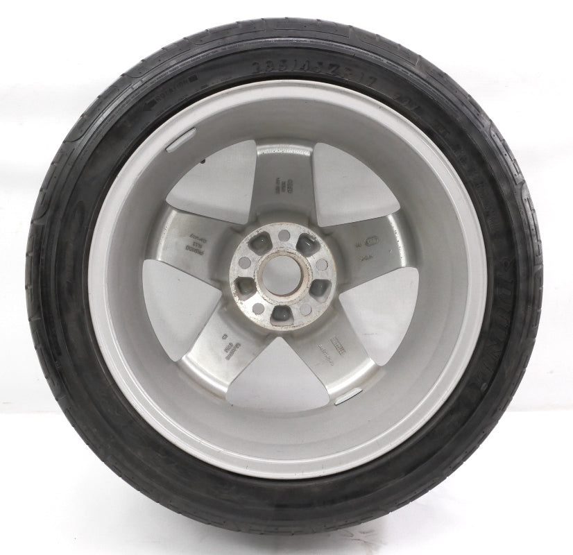 17" x 7.5" Fundo 5 Spoke Alloy Wheel & Tire 02-08 Audi A4 B6 B7 ~ 8E0 601 025 E