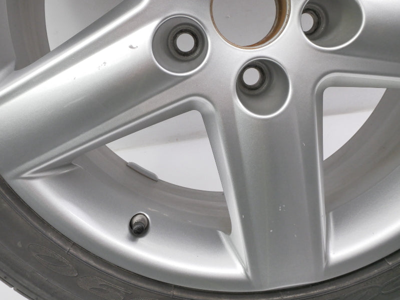 17" x 7.5" Fundo 5 Spoke Alloy Wheel & Tire 02-08 Audi A4 B6 B7 ~ 8E0 601 025 E