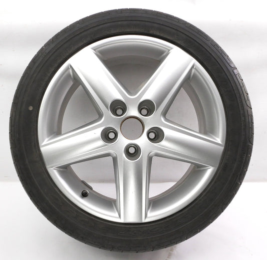 17" x 7.5" Fundo 5 Spoke Alloy Wheel & Tire 02-08 Audi A4 B6 B7 ~ 8E0 601 025 E