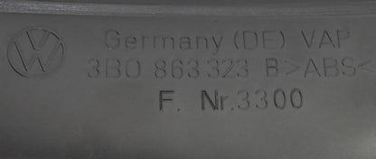 Center Console Interior Trim 98-01 VW Passat B5 Black - Genuine - 3B0 863 323 B