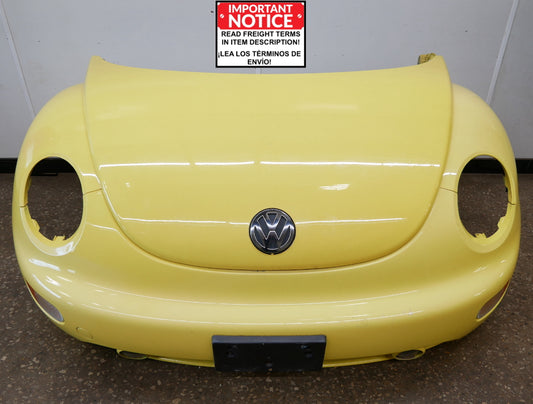 Front Clip Hood Bumper Fenders 98-05 VW New Beetle - LD1B Yellow - Genuine