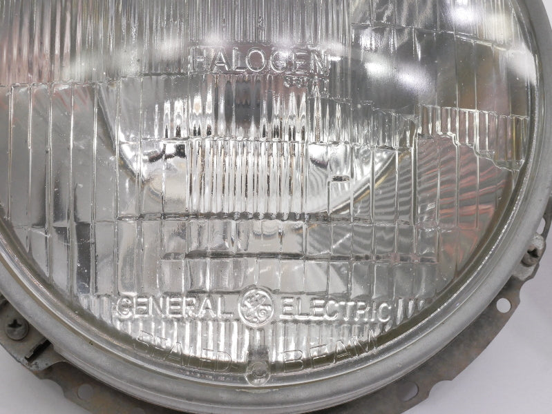 Round Headlight Lamp Bucket Mount Set 77-93 VW Rabbit MK1 Cabriolet Genuine