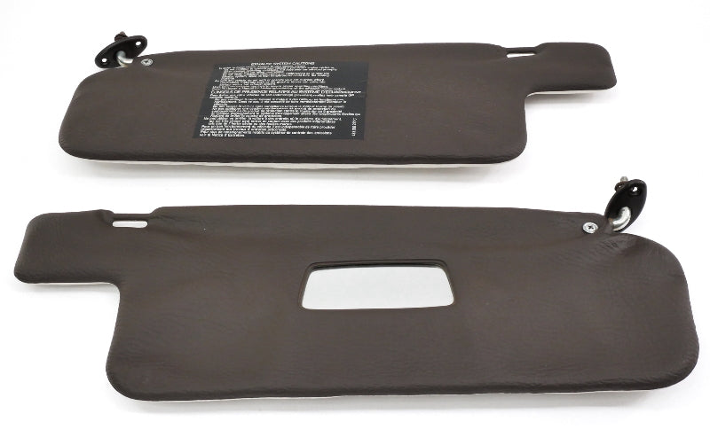 Sun Visor Set Sunvisors 75-80 VW Rabbit Jetta Mk1 Brown 80-86 Cabriolet -