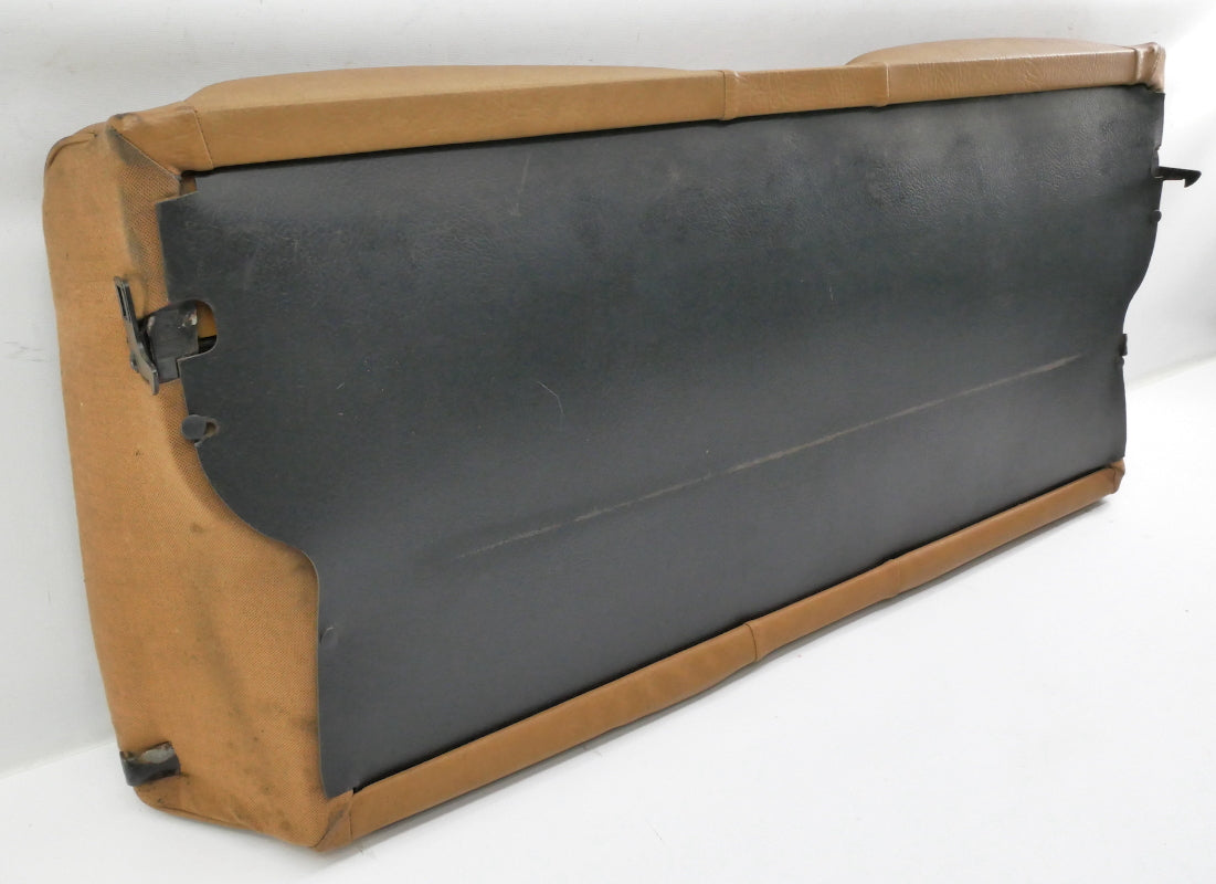 Rear Back Seat 80-93 VW Cabriolet Rabbit Convertible MK1 Brown Vinyl - Genuine