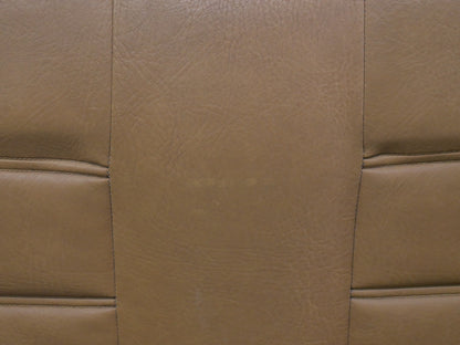 Rear Back Seat 80-93 VW Cabriolet Rabbit Convertible MK1 Brown Vinyl - Genuine