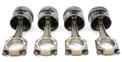 Set 1.7 Piston & Rods Audi Fox Rabbit Scirocco Mk1 EN Gas 79.485 - Genuine