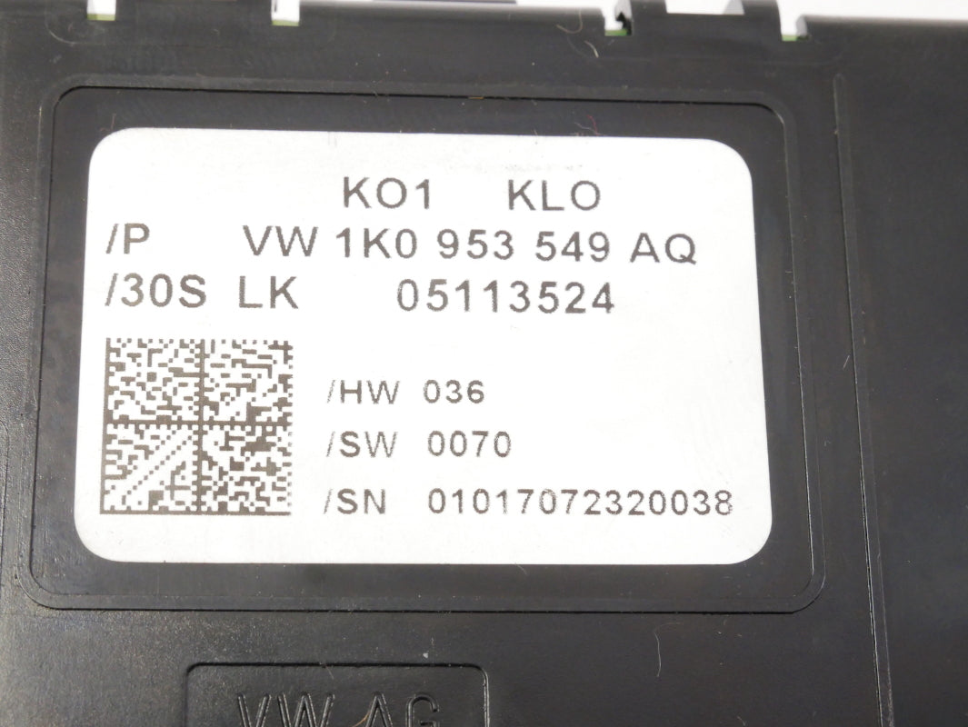 Steering Wheel Control Module 05-10 VW Jetta GTI R32 MK5 - 1K0 953 549 AQ