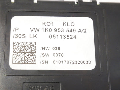 Steering Wheel Control Module 05-10 VW Jetta GTI R32 MK5 - 1K0 953 549 AQ