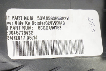 LH Lower Dash Knee Panel Trim Cubby 15-21 VW Golf Sportwagen Alltrack MK7