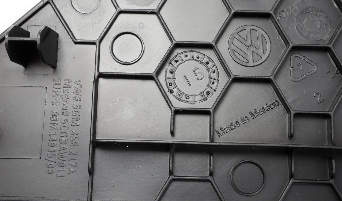 LH Dash End Trim Cover 15-21 VW Golf GTI Sportwagen Alltrack MK7 - 5GM 858 217 A