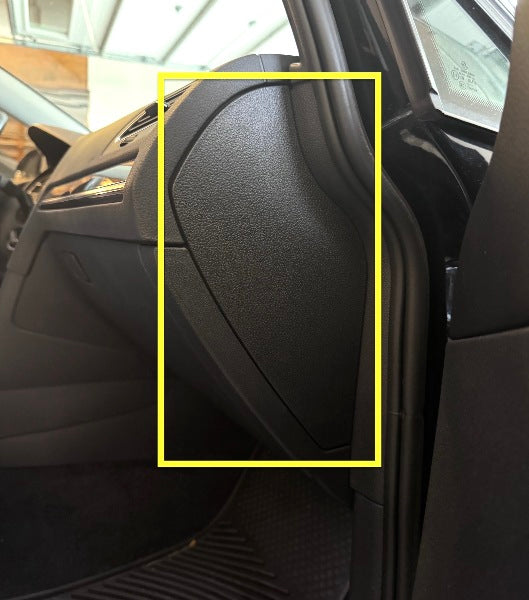 RH Dash End Trim Cover 15-21 VW Golf GTI Sportwagen Alltrack MK7 - 5GM 858 218 B