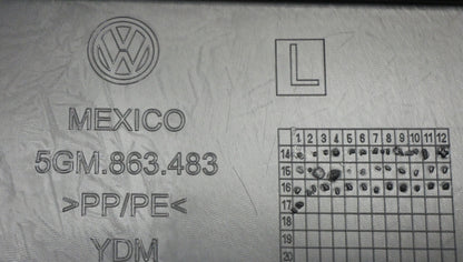 LH Lower Kick Panel Trim 15-21 VW Golf Sportwagen Alltrack MK7 - 5GM 863 483