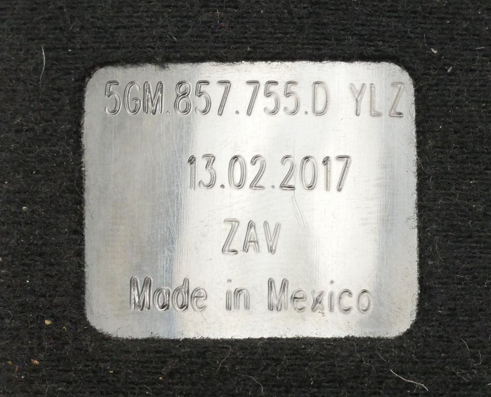 LH Front Seatbelt Receiver 15-20 VW Golf Sportwagen Alltrack MK7 - 5GM 857 755 D