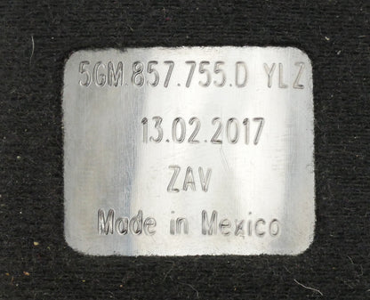 LH Front Seatbelt Receiver 15-20 VW Golf Sportwagen Alltrack MK7 - 5GM 857 755 D