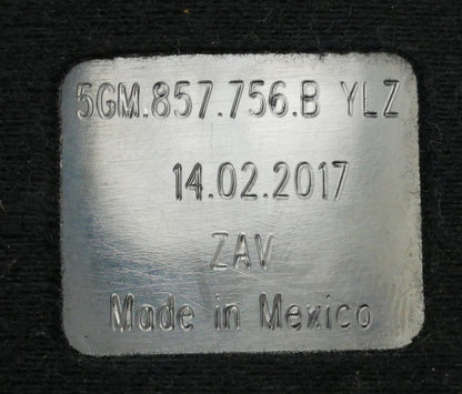 RH Front Seatbelt Receiver 15-20 VW Golf Sportwagen Alltrack MK7 - 5GM 857 756 B