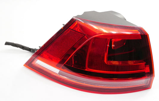 LH Outer Tail Light Lamp 15-17 VW Golf Sportwagen Alltrack MK7 - Genuine