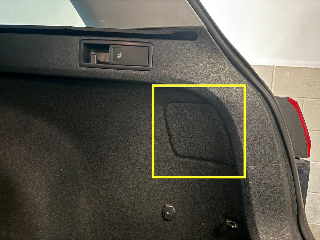 RH Hatch Bulb Access Door Cover 15-19 VW Golf Sportwagen Alltrack MK7 Genuine