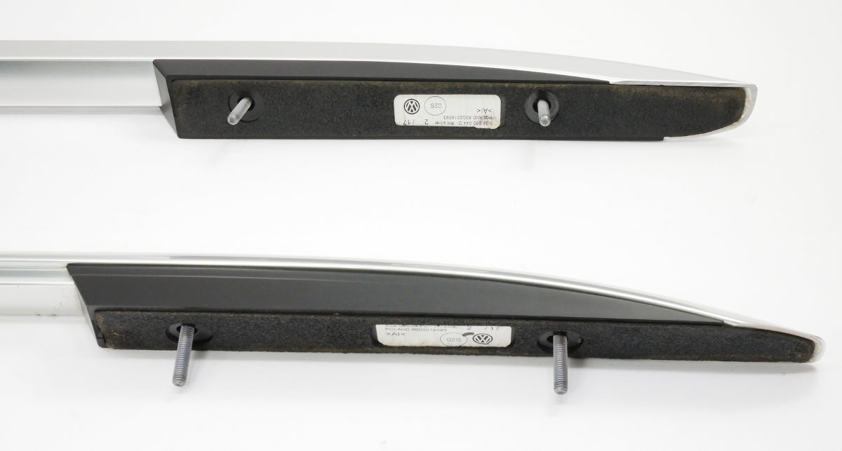 Silver Roof Rack Bars 15-19 VW Golf Sportwagen Alltrack MK7 5G9 860 043 D 044 D