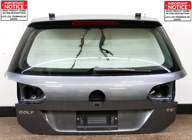 Hatch Liftgate 17-19 VW Golf Alltrack MK7 - LD7X Platinum Grey - Genuine