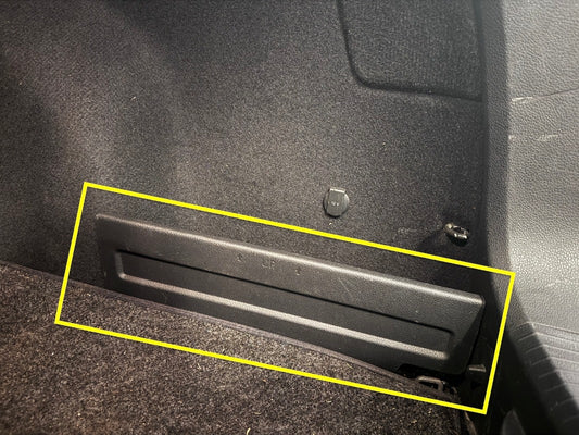 RH Hatch Side Divider Cubby 15-19 VW Golf Sportwagen Alltrack MK7 - 5G9 867 464