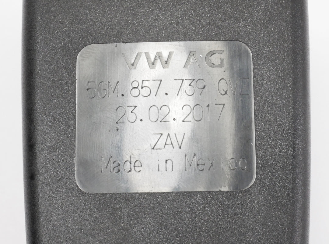 LH Rear Seatbelt Receiver Buckle 15-21 VW Golf Sportwagen Alltrack MK7 5GM 857 739