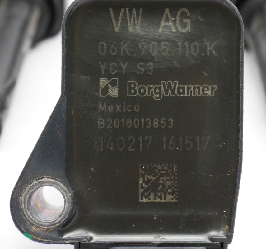 4x Ignition Coils  VW Jetta Golf GTI Beetle Passat Tiguan Genuine 06K 905 110 K