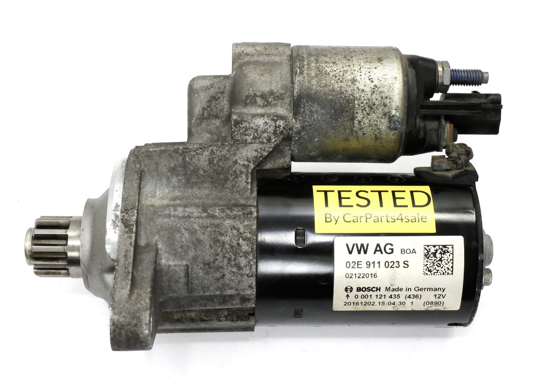 Starter VW Jetta Golf GTI MK6 MK7 Beetle Audi A3 Q3 TT - Genuine - 02E 911 023 S