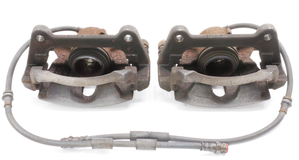 312mm Front Caliper Carrier Set 15-21 VW Golf Sportwagen Alltrack MK7 - Genuine