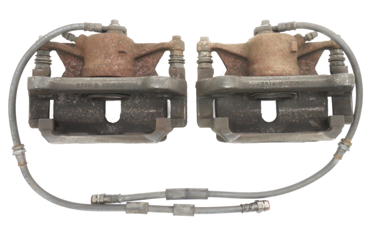 312mm Front Caliper Carrier Set 15-21 VW Golf Sportwagen Alltrack MK7 - Genuine